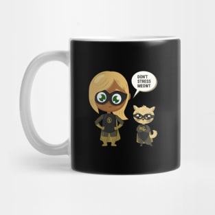 "Don't stress Meowt" Superheroes | Funny cat Trending Mug